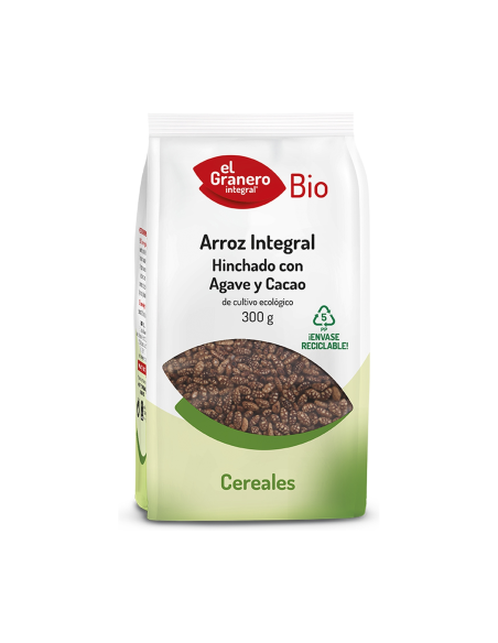 Arroz Integral Hinchado Con Agave Y Coco Bio, 300 G de El Granero Integral