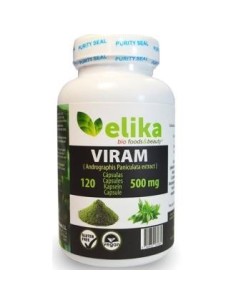 Viram Ext. Andrographis Paniculata 120 capsulas de Elikafoods 2