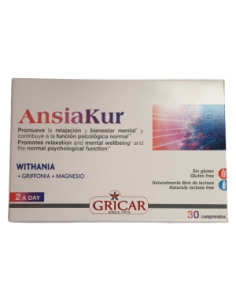 Ansiakur 30 Comprimidos Gricar