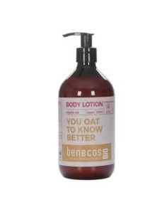 Locion Corporal Avena 500 Mililitros Bio Vegano Benecos