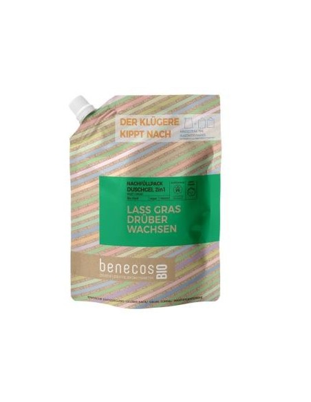 Gel De Baño 2En 1 Cañamo Recarga 1Lt. Bio Vegano Benecos