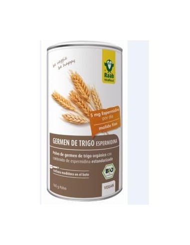 Germen de trigo con espermidina en polvo, bote 160g** de Raab Vitalfood