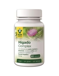 Higado Complex 550Mg 60 Comprimidos Sg Vegan Raab Vitalfood