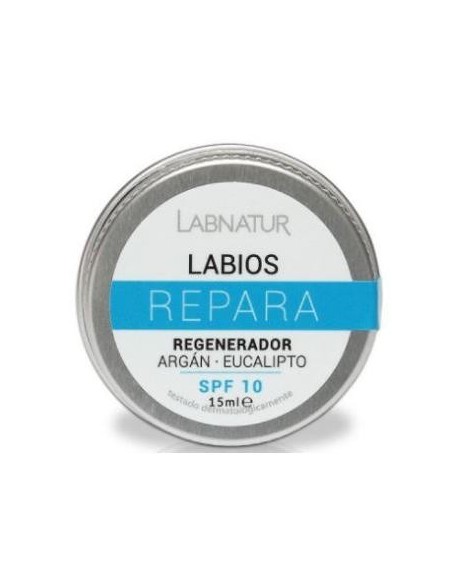 Balsamo Labial Repara Argan-Eucalipto 15Ml. de Labnatur Bio