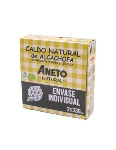 Caldo De Alcachofa Esparragos-Cebolla 2Udx330M Eco de Aneto