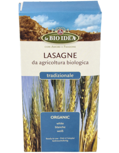 Lasaña Blanca 250 G de Bio Idea