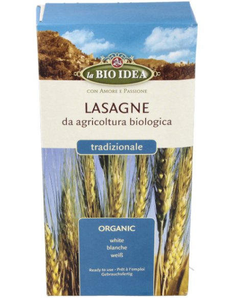 Lasaña Blanca 250 G de Bio Idea