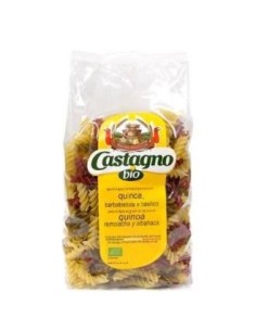 Espirales De Trigo Con Quinoa Remolacha 500 gramos Eco de Castagno