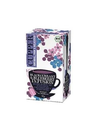 Grosella Negra Y Arandano Infusion 20Bolsitas. Bio de Cupper