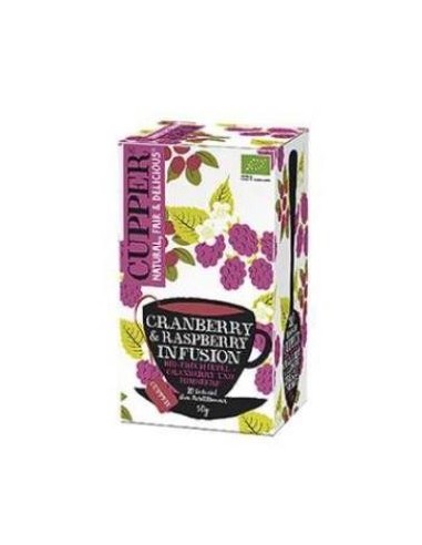 Arandano Y Frambuesa Infusion 20Bolsitas. Bio Vega de Cupper