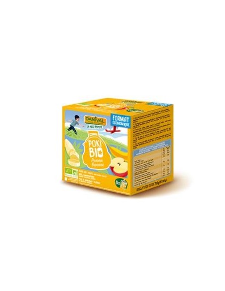 Pack 8 Smoothies De Platano, Bio 720 G de Danival