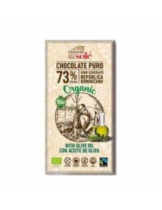 Chocolate Negro 73% Con Aceite De Oliva 100 Gramos Eco Chocolates Sole