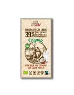 Chocolate Con Leche Y Coco 100 Gramos Eco Sg Chocolates Sole