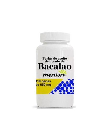 Aceite De Higado De Bacalao 650Mg 110 Perlas. Mensan