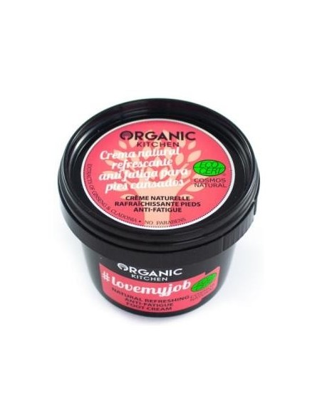#Lovemyjob Crema Antifatiga Para Pies 100 Mililitros Organic Kitchen
