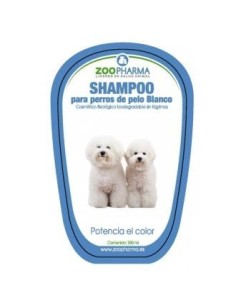 Champu Pelo Blanco Perros 250 Mililitros Zoopharma Vet