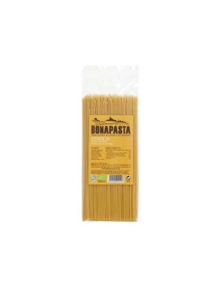 Espaguetis De Trigo Blancos 500 gramos Eco de Bonapasta
