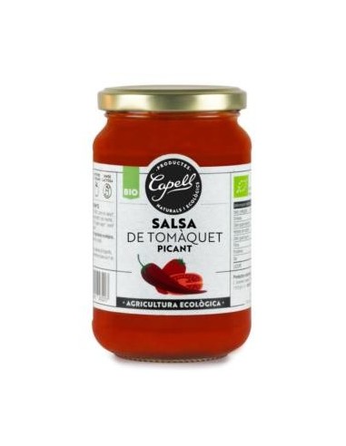 Salsa De Tomate Picante 350 Gramos Eco Capell