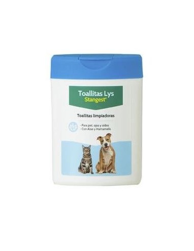 Toallitas Lys Piel Ojos Oidos Perros Y Gatos 40Uds de Stangest Vet