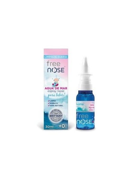 Free Nose Agua De Mar Isotonic +0 Spray Nasal 30 Ml Ysana