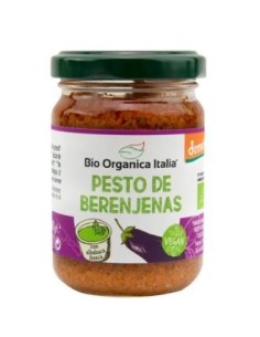 Pesto De Berenjenas 140 Gramos Demeter Vegan Bio Organica Italia