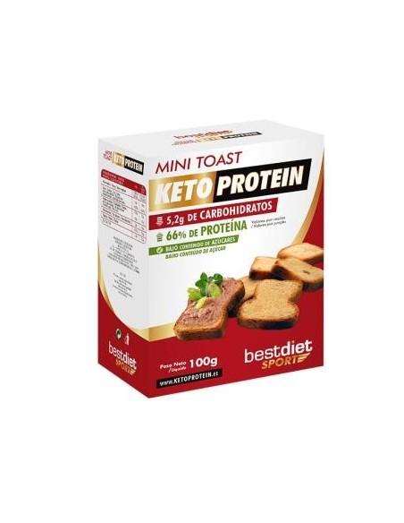 Mini Toast Tostadas Protein 100Gr. de Keto Protein**