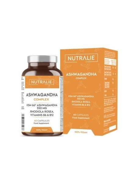 Ashwagandha Ksm-66+Rodiola Complex 60Cap. de Nutralie