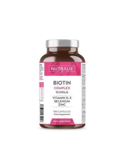Biotina 10000Mcg+Vitaminas E+D 120Cap. de Nutralie