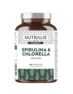 Espirulina & Chlorella 180 Cápsulas  Nutralie