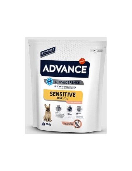 Advance Canine Adult Mini Sensitive Salmon 800 Gramos Advance Vet