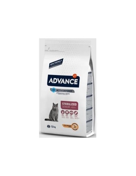 Advance Feline Senior+10 Steril. Pollo 1,5 Kilos Advance Vet