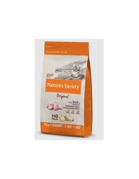 Nature´S Variety Feline Adult Steril Pavo 1,25 Kilos Nature S Variety Vet