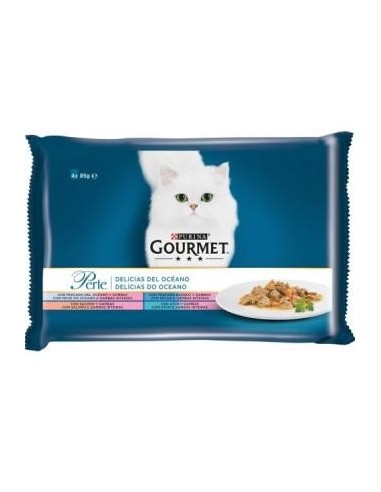 Gourmet Perle Delicias Pescado Oceano 12X4X85 Gramos Purina Vet