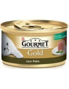Gourmet Gold Mousse Pato Espinaca Caja 24X85 Gramos Purina Vet