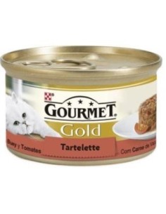 Gourmet Gold Tartallette Buey Tomate Caja 24X85 Gramos Purina Vet