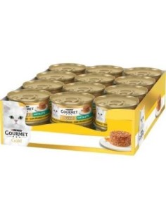 Gourmet Gold Tartallette Pollo Zanahoria 24X85Gr. de Purina Veterinaria