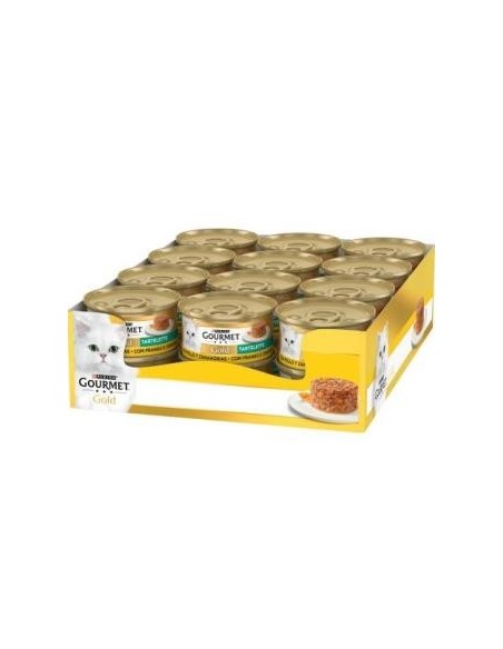 Gourmet Gold Tartallette Pollo Zanahoria 24X85Gr. de Purina Veterinaria