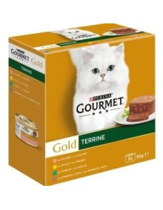 Gourmet Gold Terrine Surtido Caja 8X85 Gramos Purina Vet