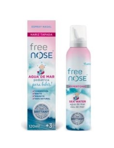 Free Nose Agua De Mar Hipertonic Pediatrica 120 Ml Ysana