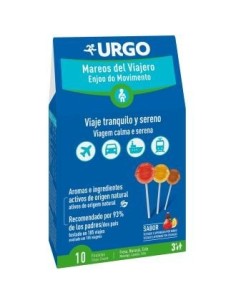 Urgo Mareos Del Viajero 10Piruletas Urgo