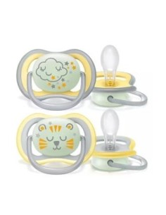 Chupete Nocturno +18Meses Neutro 2Uds. Scf376/01 Avent