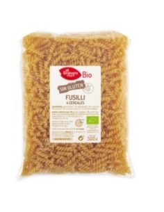 Fusilli De 4 Cereales Sin Gluten Bio, 500 G de El Granero Integral