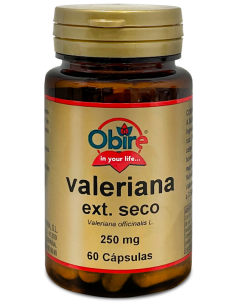 Valeriana 250 mg. (ext. seco) 60 capsulas de Obire