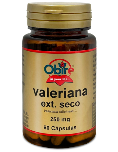 Valeriana 250Mg (Ext. Seco) 60 Comprimidos de Obire