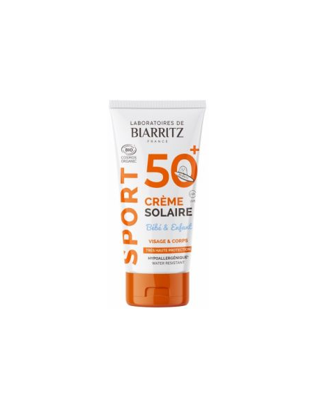 Crema Solar Sport Spf50+ Niños 50 Mililitros Alga Maris - Lab. Biarritz