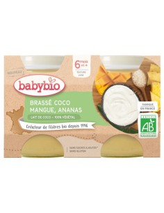Babybio YOGUR Coco Mango Piña  2*130g