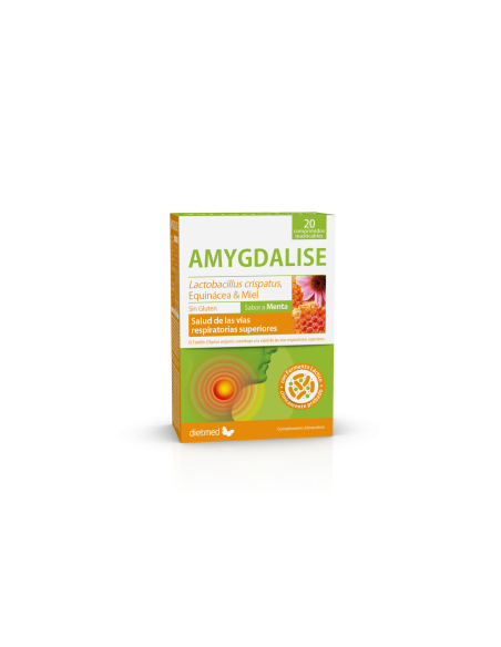 Amygdalise Sabor Menta 20Comp Mastic. de Dietmed