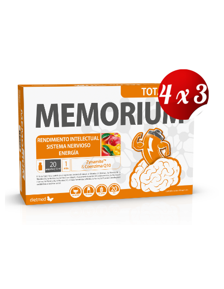 Pack 4x3 uds Memorium Total  20 X 15 Ml Ampollas De Dietmed