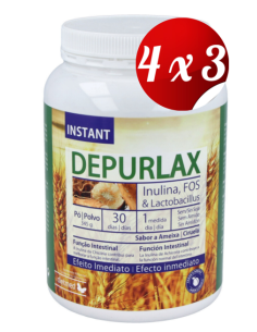 Pack 4x3 uds Depurlax Instant Polvo  345G De Dietmed