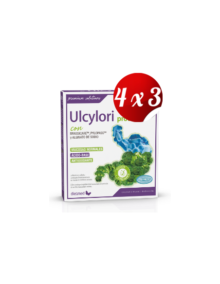 Pack 4x3 uds Ulcylori Protect  20X2,0G Sticks De Dietmed